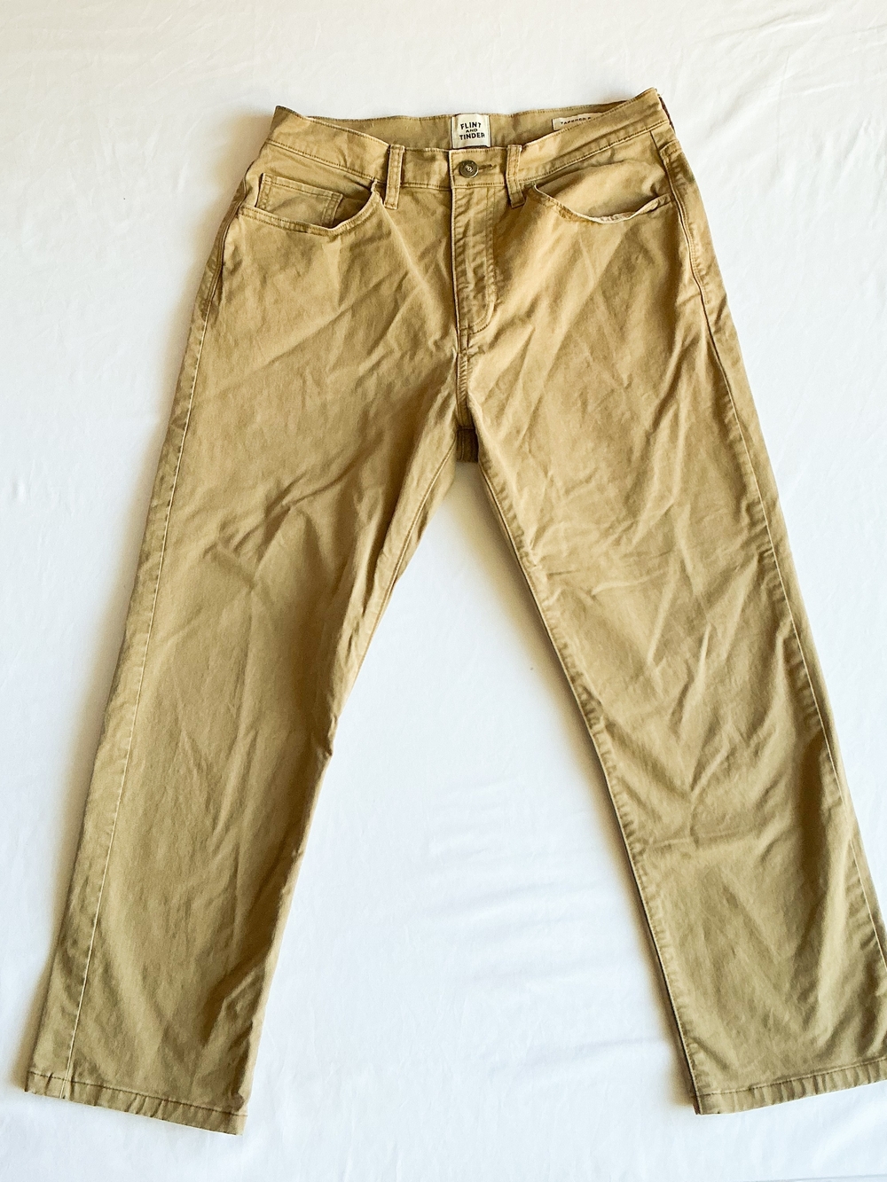 Flint & Tinder 365 5 Pocket Tapered Fit Khaki Pants Huckberry Mens 30 x 30